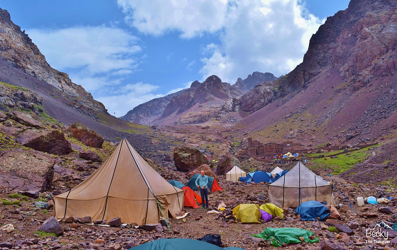Camping in the Atlas Mountains